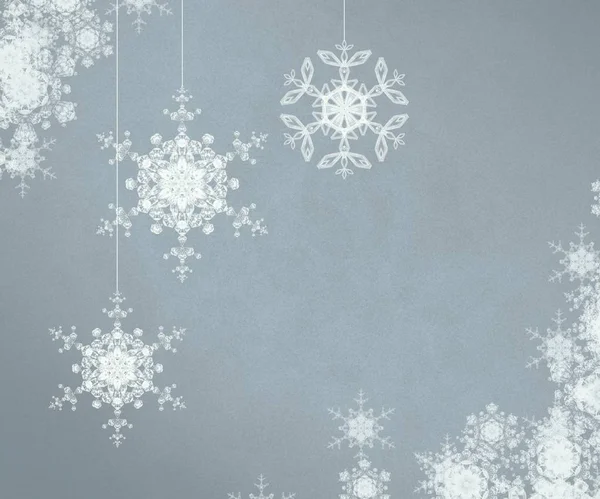 Abstract Seamless Background Snowflakes — Stock Photo, Image