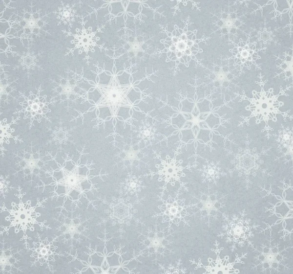 Fondo Navidad Abstracto Con Copos Nieve — Foto de Stock