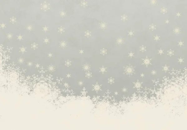 Abstrato Fundo Natal Com Flocos Neve — Fotografia de Stock