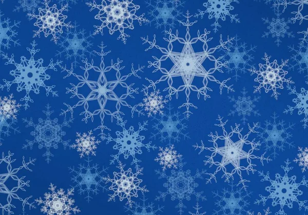 Abstract Christmas Background Snowflakes — Stock Photo, Image