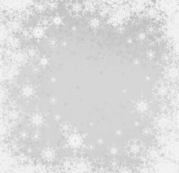 Winter Kerst Achtergrond Met Sneeuw — Stockfoto