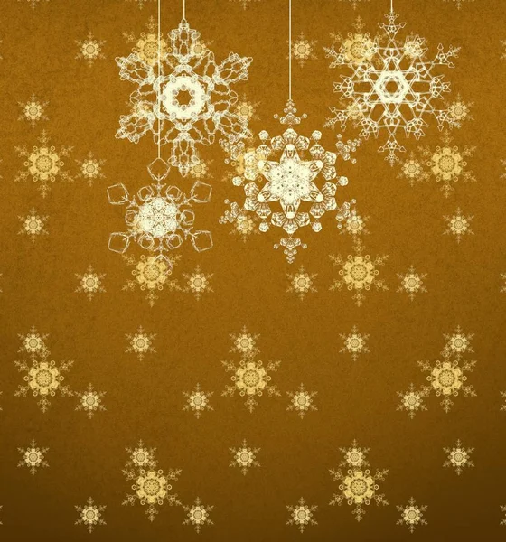 抽象圣诞背景与星星 新年横幅 — 图库照片