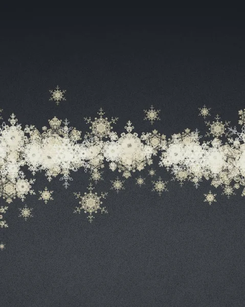 Christmas Sky Background Snowflakes — Stock Photo, Image