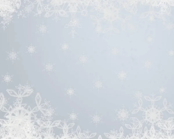 雪片と抽象的なシームレスな背景 — ストック写真