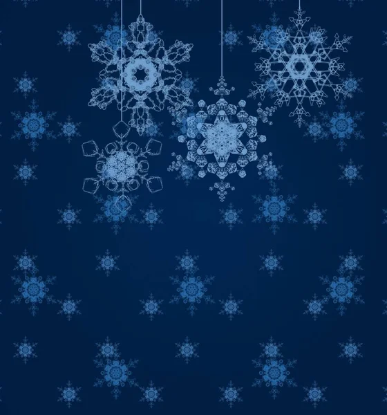 Fondo Abstracto Navidad Con Estrellas Banner Año Nuevo —  Fotos de Stock