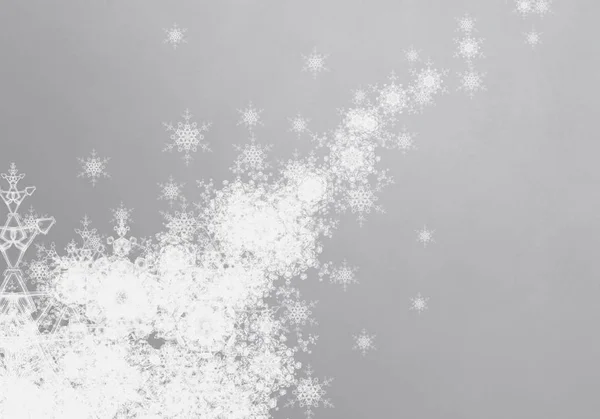 Abstract Christmas Background Snowflakes — Stock Photo, Image