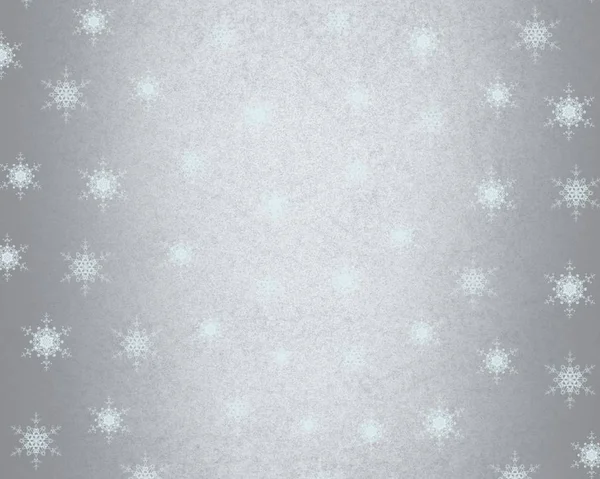 Fondo Navidad Abstracto Con Copos Nieve — Foto de Stock