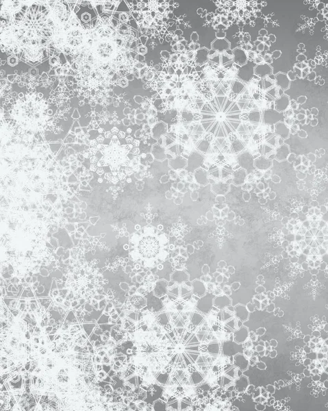 Abstract Seamless Background Snowflakes — Stock Photo, Image