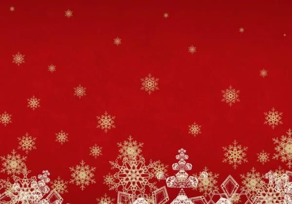 Abstract Seamless Background Snowflakes — Stock Photo, Image