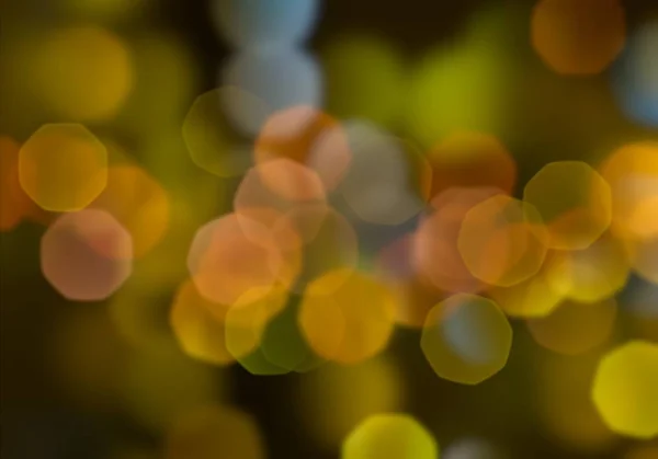 Fundo Abstrato Com Luzes Bokeh Embaçadas — Fotografia de Stock