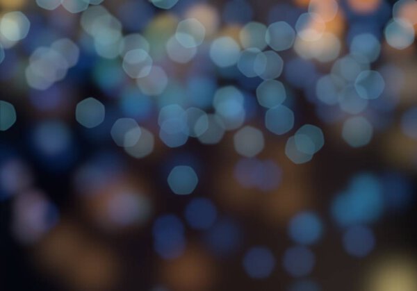 Abstract background with blurry bokeh lights