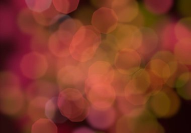 Bulanık bokeh ışıkları ile renkli soyut arka plan