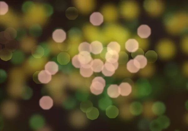 Fundo Abstrato Com Luzes Bokeh Embaçadas — Fotografia de Stock