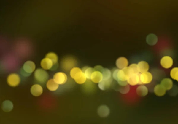 Fond Abstrait Coloré Avec Des Lumières Bokeh Floues — Photo