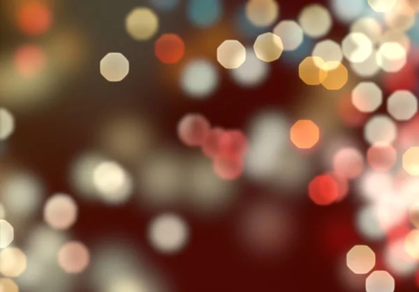 Fondo Abstracto Colorido Con Luces Borrosas Bokeh — Foto de Stock