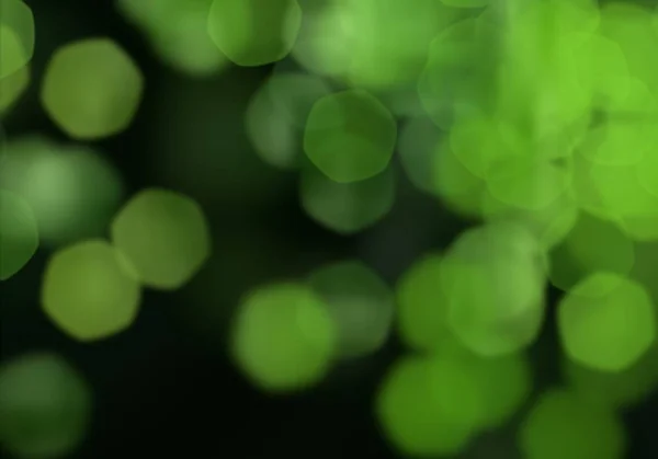 Fundo Verde Abstrato Com Bokeh — Fotografia de Stock