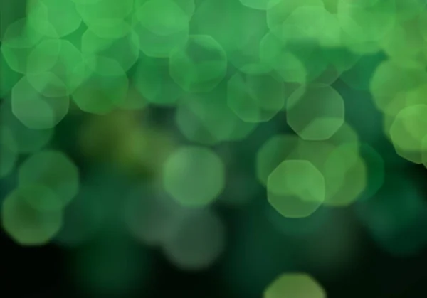 Fundo Verde Abstrato Com Bokeh — Fotografia de Stock