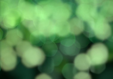 Bokeh ile soyut yeşil arkaplan