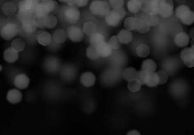 2D çizim. Bokeh soyut dokusu. Renkli. Odaklanmamış arka plan. Bulanık parlak ışık. Dairesel noktalar. Noel arifesi.