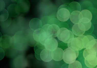 Bokeh ile soyut yeşil arkaplan