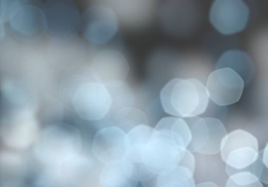 Karanlık arka planda Noel Bokeh 'inin 2D çizimi. Soyut doku. Dağınık noktaların arka planı. Bulanık parlak ışık. Dairesel noktalar. Noel arifesi. Renkli daire şekilleri.