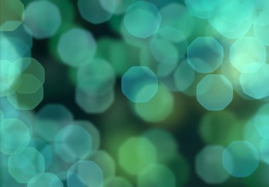 Bokeh ile soyut yeşil arkaplan