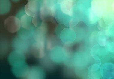 2D çizim. Bokeh soyut dokusu. Renkli. Odaklanmamış arka plan. Bulanık parlak ışık. Dairesel noktalar. Noel arifesi.