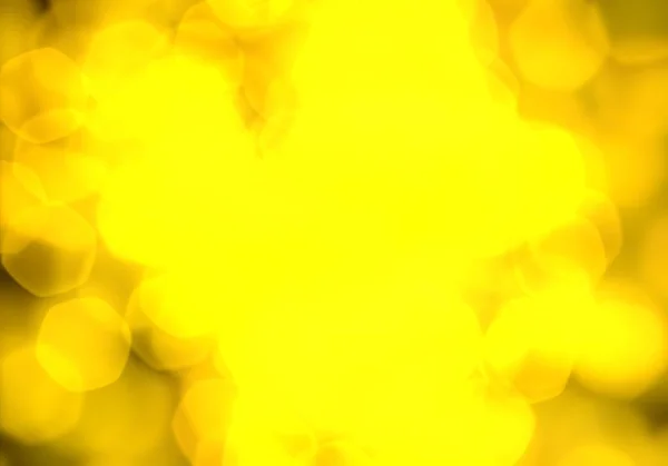 Fondo Amarillo Abstracto Con Bokeh — Foto de Stock