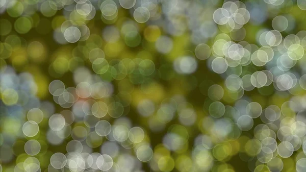 green abstract background with bokeh