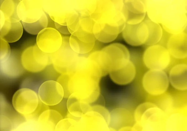 Fundo Amarelo Abstrato Com Bokeh — Fotografia de Stock