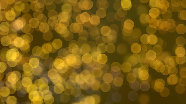 Fundo Abstrato Amarelo Com Bokeh — Fotografia de Stock