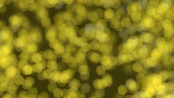 Abstrakt Gul Bakgrund Med Bokeh — Stockfoto