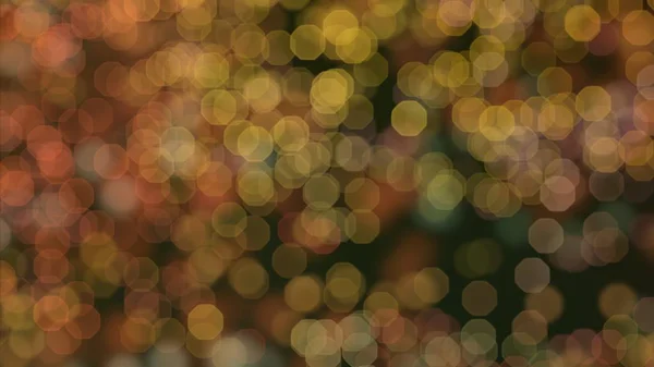 闇を背景にしたクリスマス ボケの2次元イラスト 抽象的なテクスチャ 散乱点の背景を非表示にしました 鮮やかな明るい光 円形の点 クリスマスの前夜だ カラフルな円の形 — ストック写真