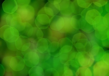Bokeh ile soyut yeşil arkaplan