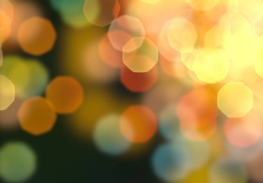 Bokeh ışıkları ile bulanık arkaplan