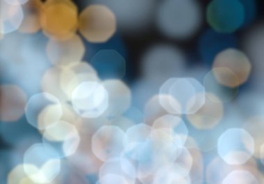 Bokeh ışıkları ile bulanık soyut arkaplan