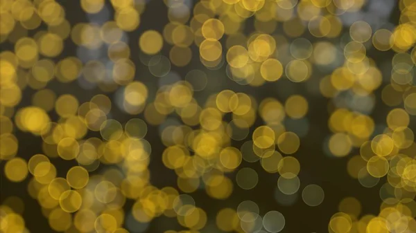 Fundo Amarelo Abstrato Com Bokeh — Fotografia de Stock