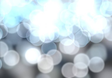 Karanlık arka planda Noel Bokeh 'inin 2D çizimi. Soyut doku. Dağınık noktaların arka planı. Bulanık parlak ışık. Dairesel noktalar. Noel arifesi. Renkli daire şekilleri.