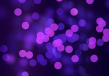 2D çizim. Bokeh soyut dokusu. Renkli. Odaklanmamış arka plan. Bulanık parlak ışık. Dairesel noktalar. Noel arifesi.