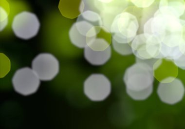 yeşil bokeh soyut arka plan