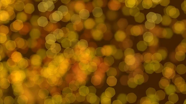 Textura Bokeh Dourada Borrada Muitos Círculos — Fotografia de Stock