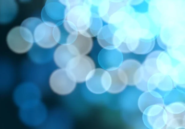 Fondo Azul Abstracto Con Bokeh — Foto de Stock