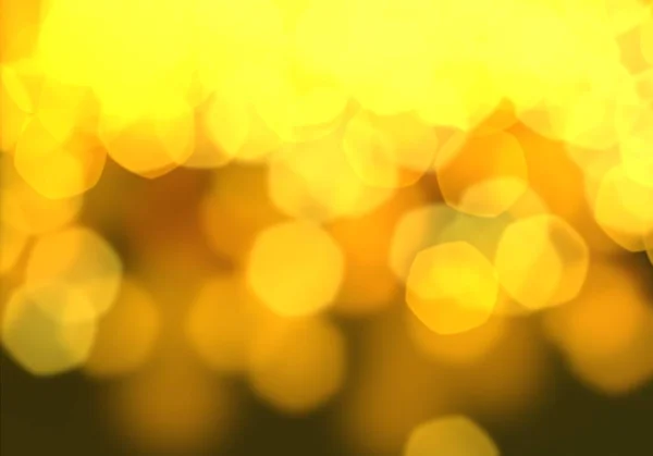 Fondo Amarillo Abstracto Con Bokeh —  Fotos de Stock