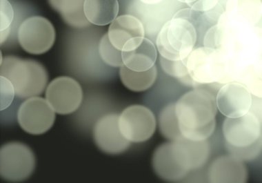 2D çizim. Bokeh soyut dokusu. Renkli. Odaklanmamış arka plan. Bulanık parlak ışık. Dairesel noktalar. Noel arifesi.