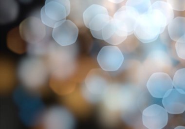 Siyah ve beyaz bokeh arka plan. Noel gecesi ışık tatil arka plan ve tasarım için soyut bulanık daire ışık, defokus