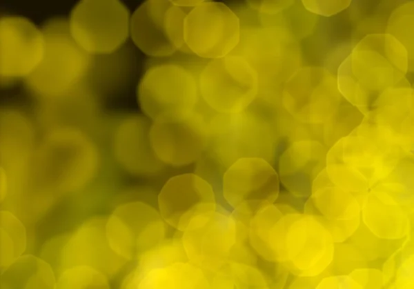 Fundo Amarelo Abstrato Com Bokeh — Fotografia de Stock