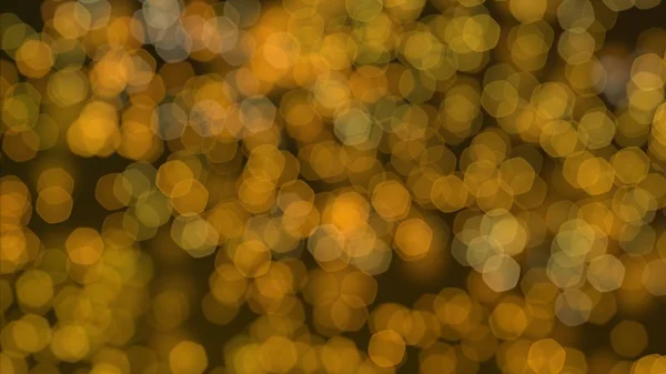 Abstracte Gele Achtergrond Met Bokeh — Stockfoto