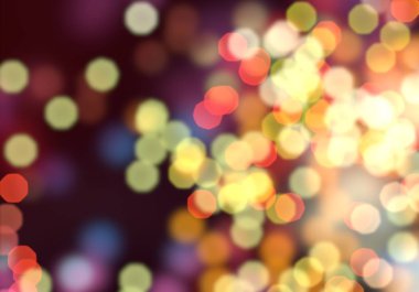 Bokeh ışıkları ile soyut arkaplan