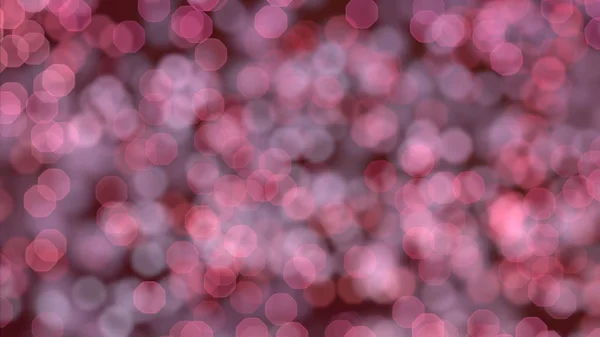 ボケ味とピンクのハートの背景 — ストック写真