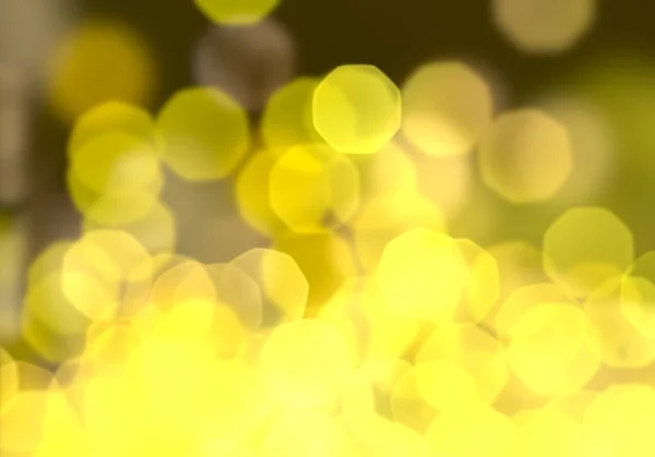 Abstracte Gele Achtergrond Met Bokeh — Stockfoto